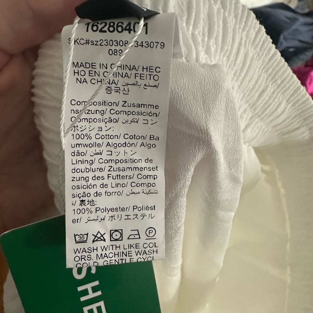 White Drawstring Pants - Picture 7 of 8